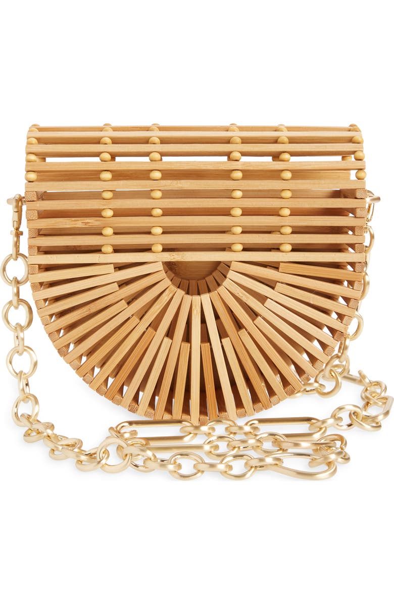 Cult Gaia Ark Flap Bamboo Crossbody, Alternate, color,