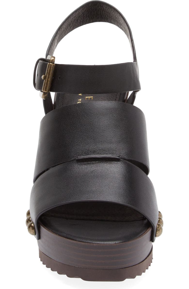 Cecelia New York Artsy Stud Platform Wedge Sandal, Alternate, color,