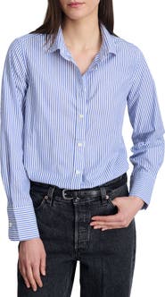 Alex Mill Val Stripe Poplin Button-Up Shirt