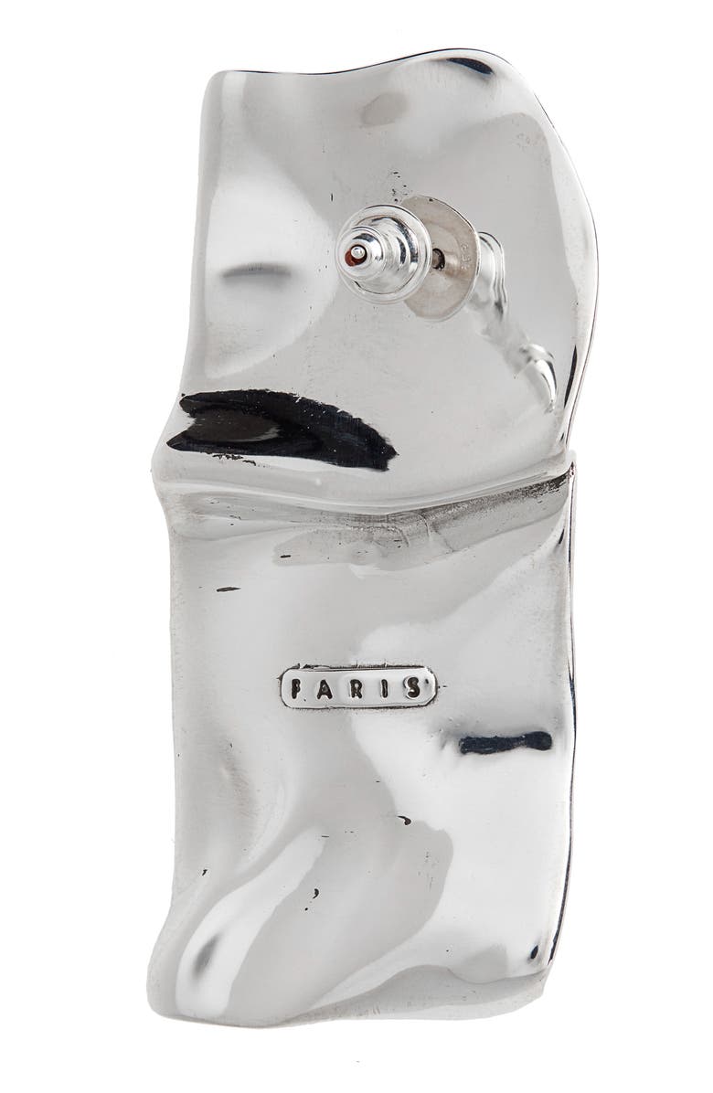 FARIS Warp Sterling Silver Earrings, Alternate, color, 