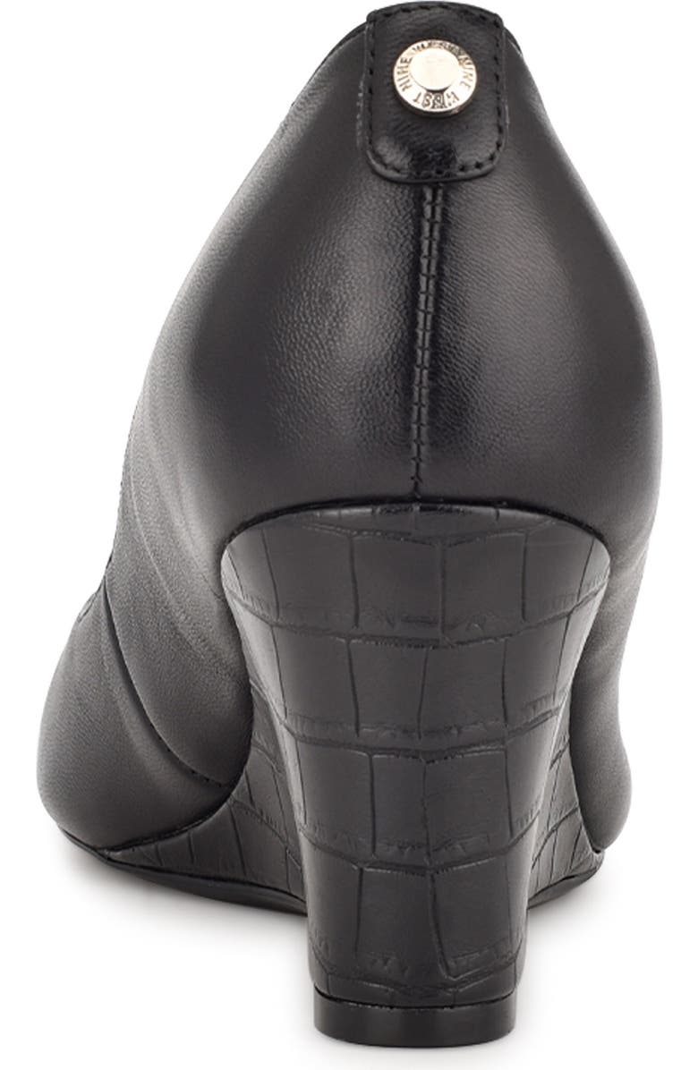 Nine West Cape Peep Toe Wedge, Alternate, color,