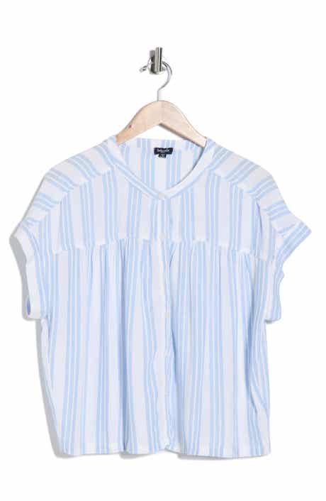 Splendid Short Sleeve Button-Up Top