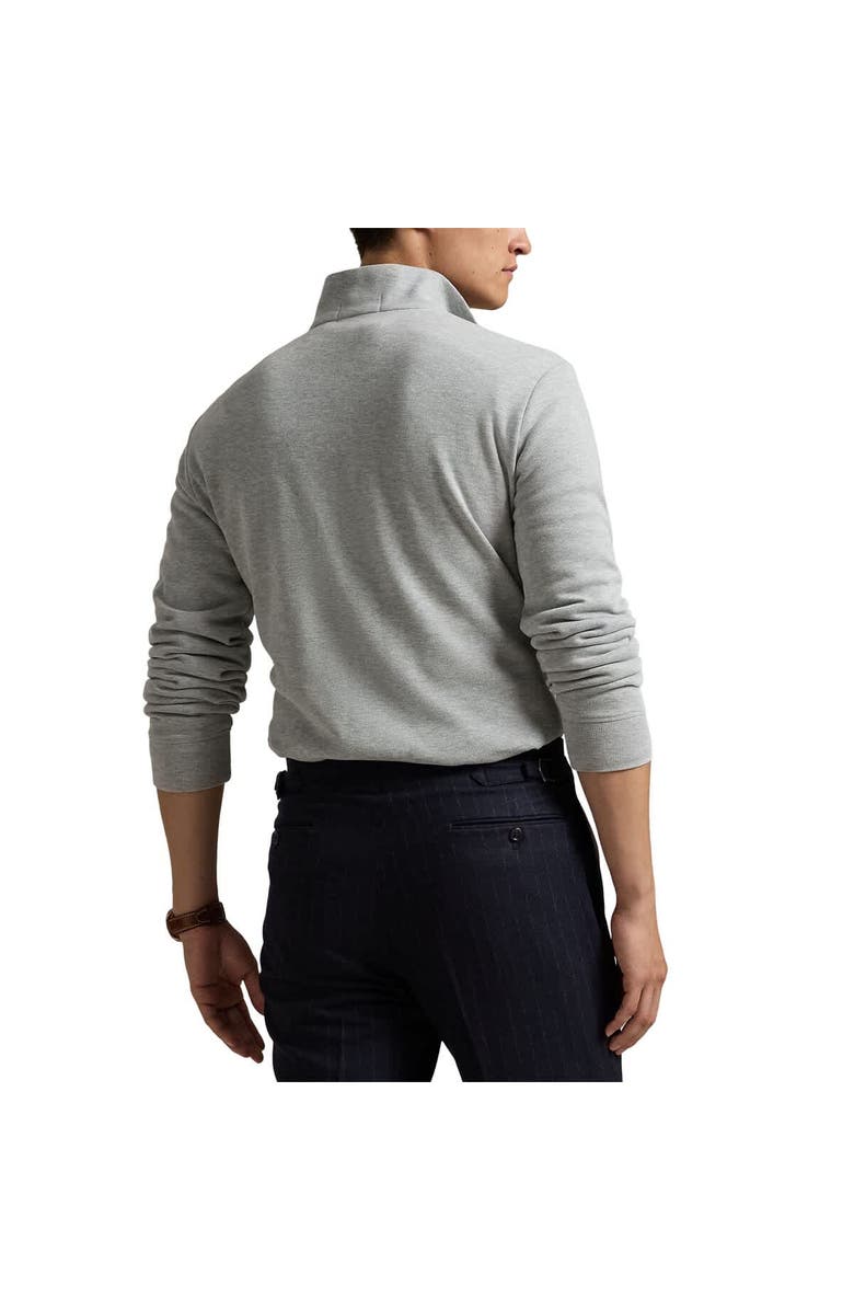 Polo Ralph Lauren Men's Polo Ralph Lauren  Heather Gray New York Yankees Estate Quarter-Zip Sweatshirt, Alternate, color, 