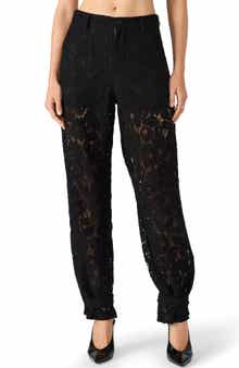 Steve Madden Tre Guipure Lace Pants