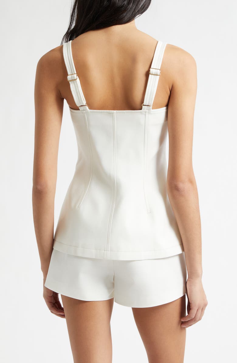 Ramy Brook Elana Cotton Blend Vest, Alternate, color, Ivory