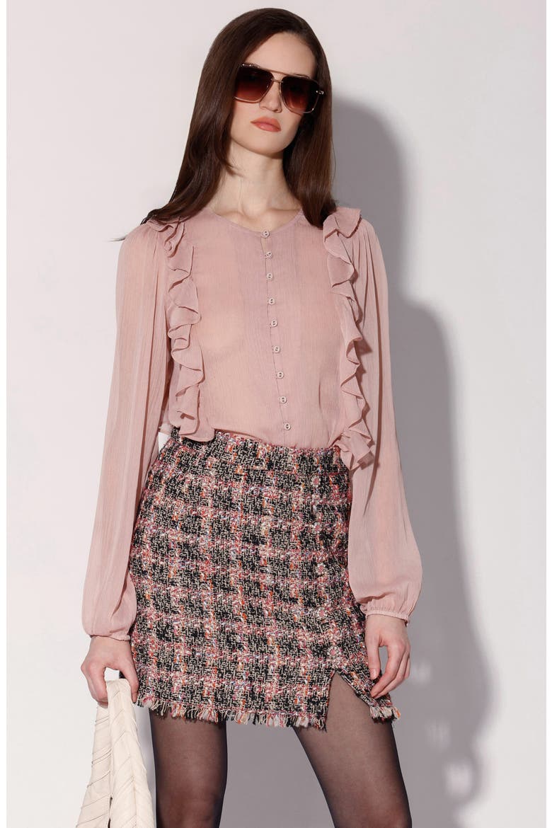 Allegra Miniskirt, Alternate, color, VERONA TWEED