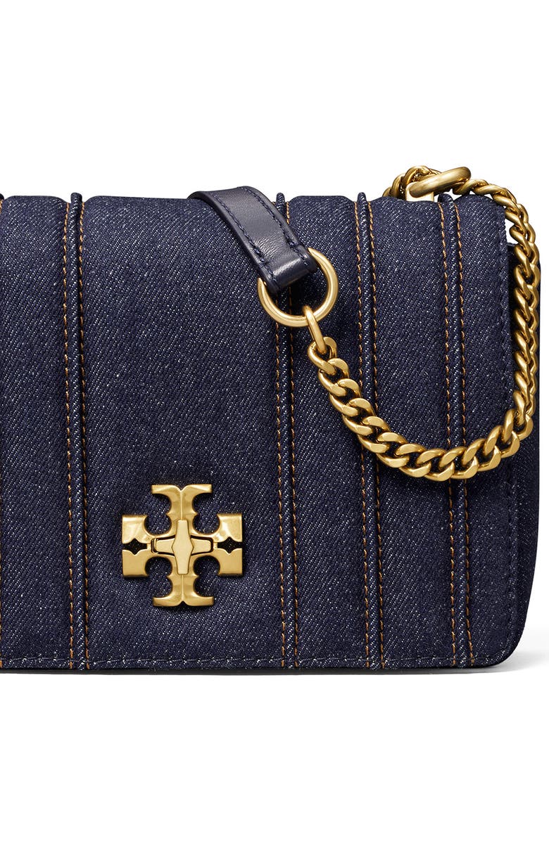 Tory Burch Kira Denim Shoulder Bag, Alternate, color,
