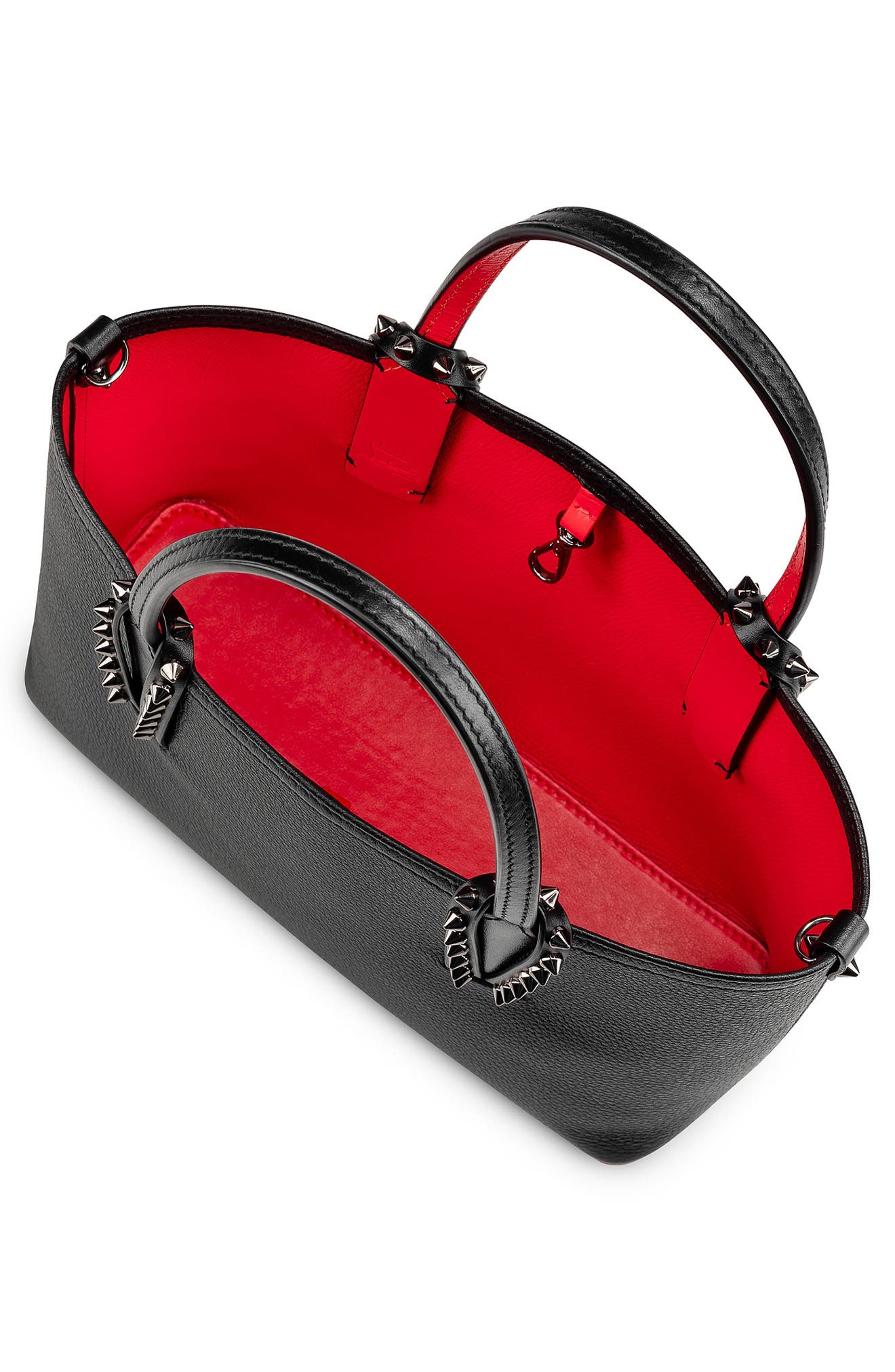 Christian Louboutin Mini Cabata Empire Calfskin Tote, Alternate, color, 
