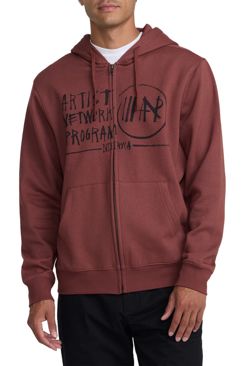 Horton ANP Zip Hoodie, Main, color, RED EARTH