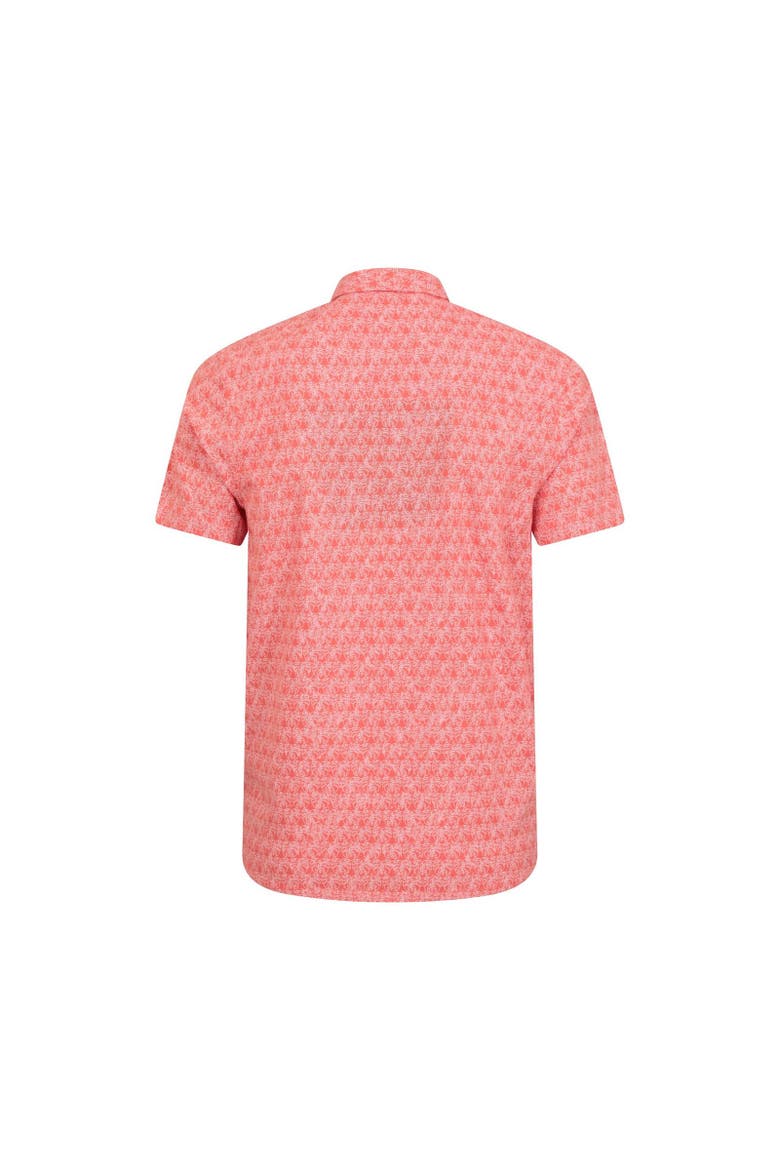 Preston Illustration Leaves Shirt, Alternate, color, Coral