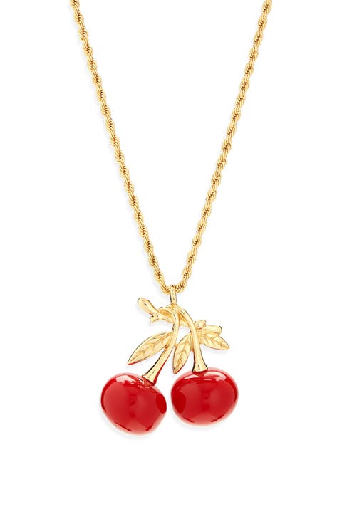Cherry Pendant Necklace