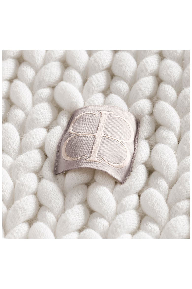 Superloop Throw Blanket, Alternate, color, WHITE
