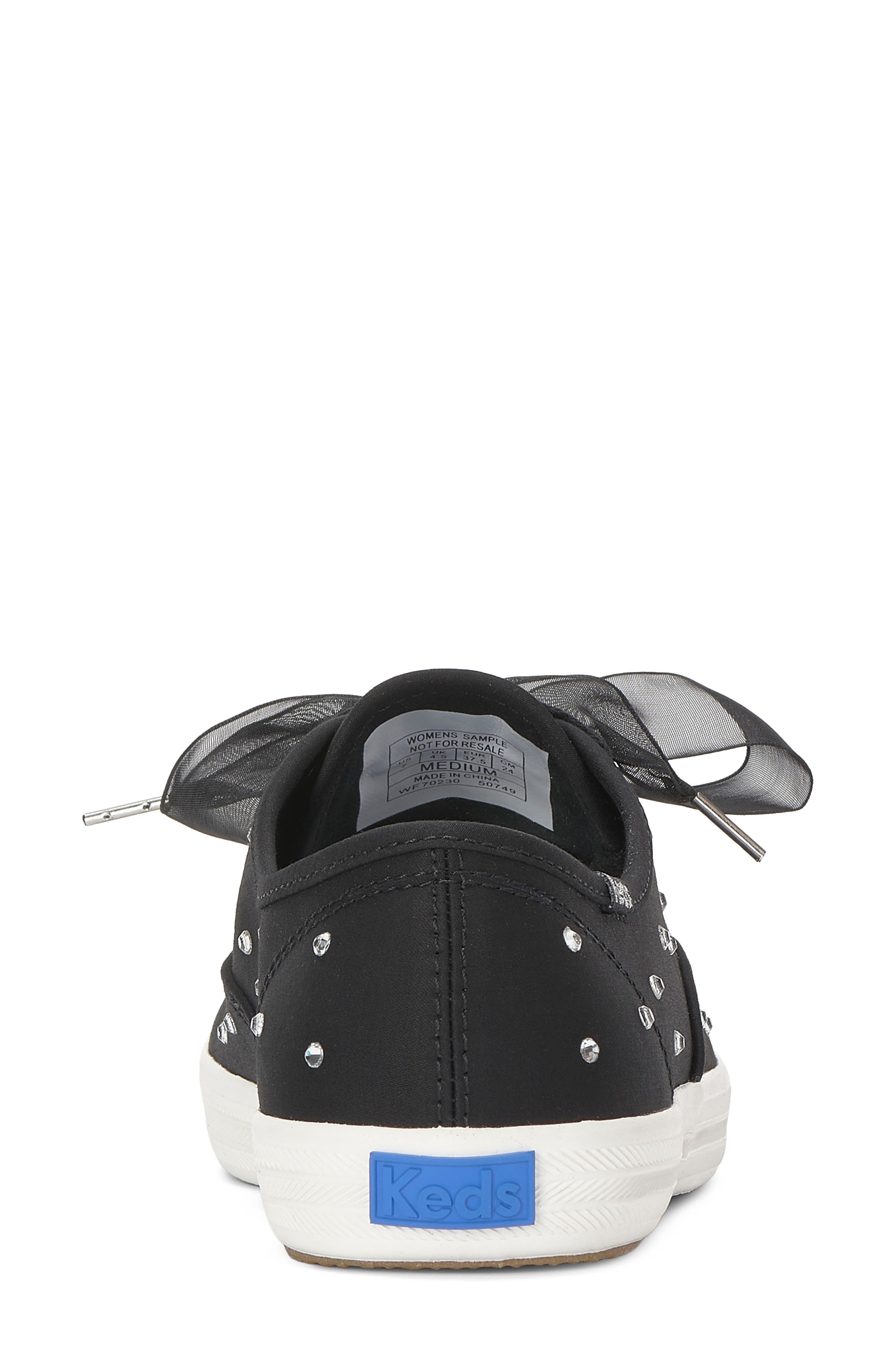 Champion Crystal Ribbon Sneaker, Alternate, color, BLACK
