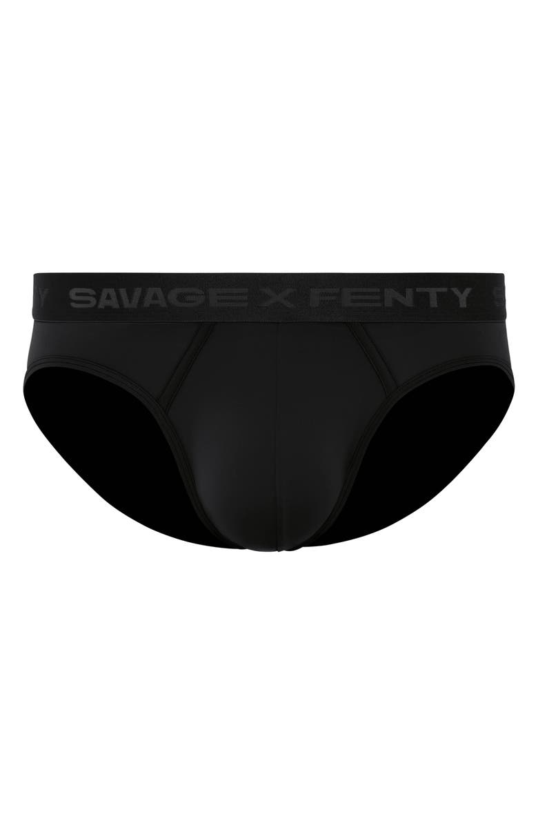SAVAGE X FENTY Shadow Fit 3-Pack Briefs, Alternate, color, Black/ Brown/ Blue