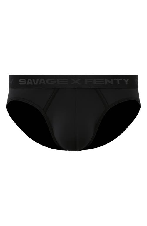 Savage X Fenty Shadow Fit 3-pack Briefs In Black