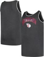 PROFILE Men's Profile Heather Charcoal Cleveland Guardians Big & Tall Arch Over Logo Tank Top