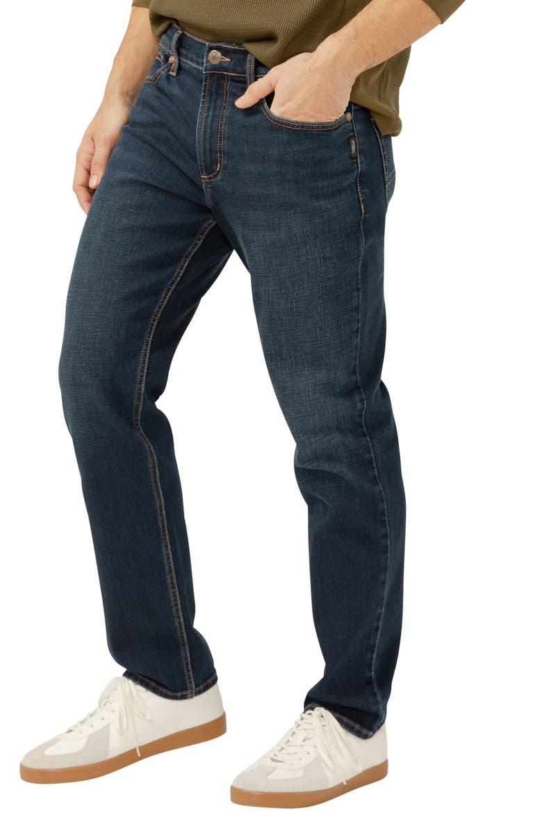 Silver Jeans Co. Eddie Athletic Fit Tapered Jeans, Alternate, color, Twister