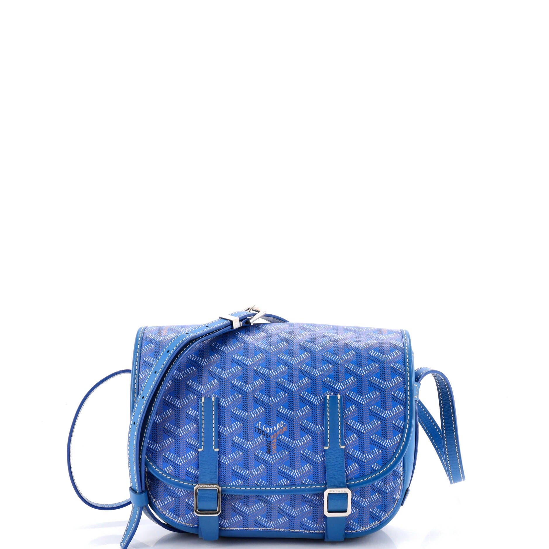 Belvedere Messenger Bag Coated Canvas PM, Main, color, Blue