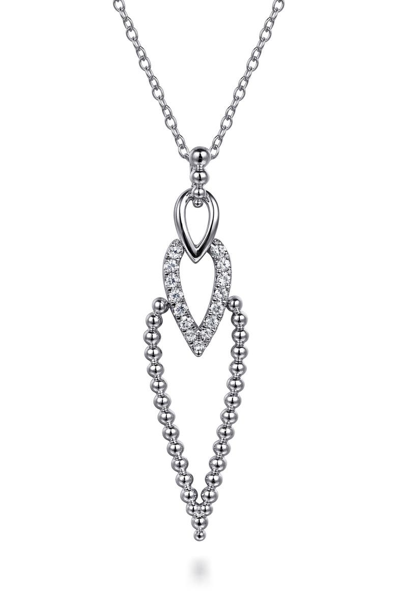 Bujukan Sterling Silver Pendant Necklace, Main, color, STERLING SILVER