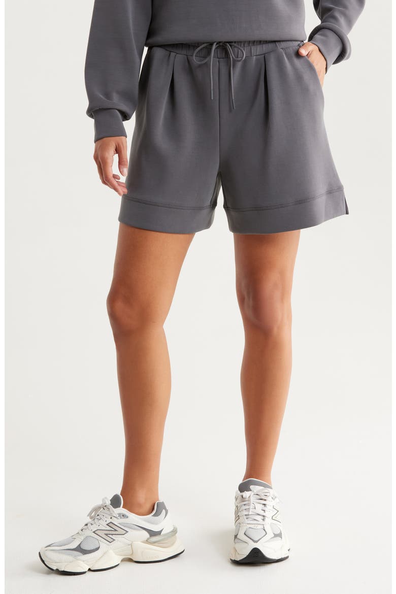 Zella Soft Luxe High Waist Knit Shorts (Women) | Nordstromrack
