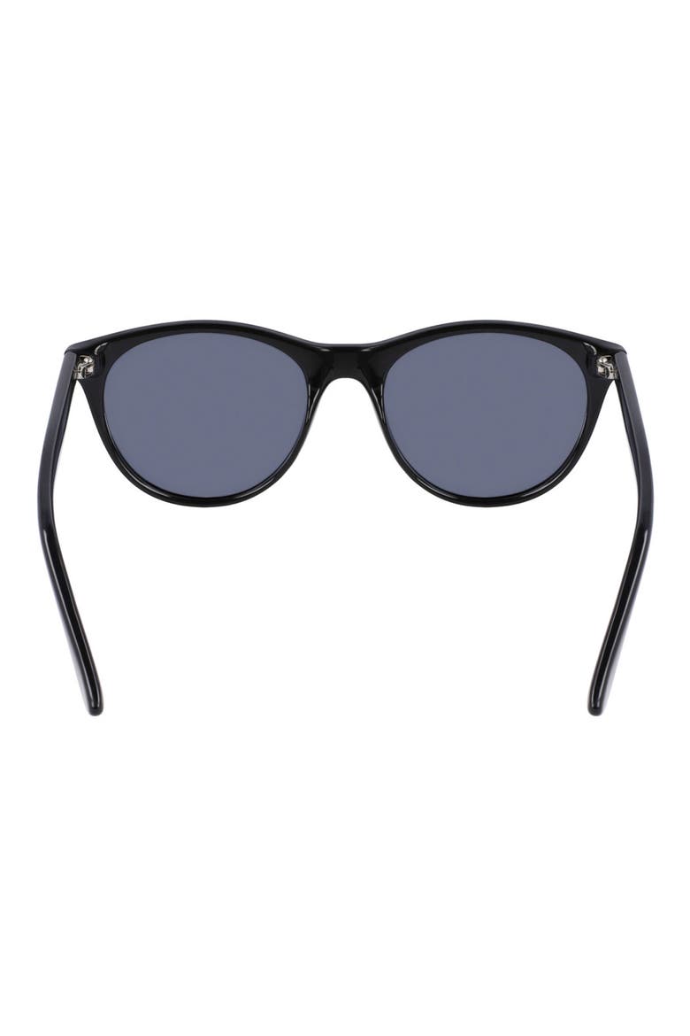 55mm Cat Eye Sunglasses, Alternate, color, BLACK