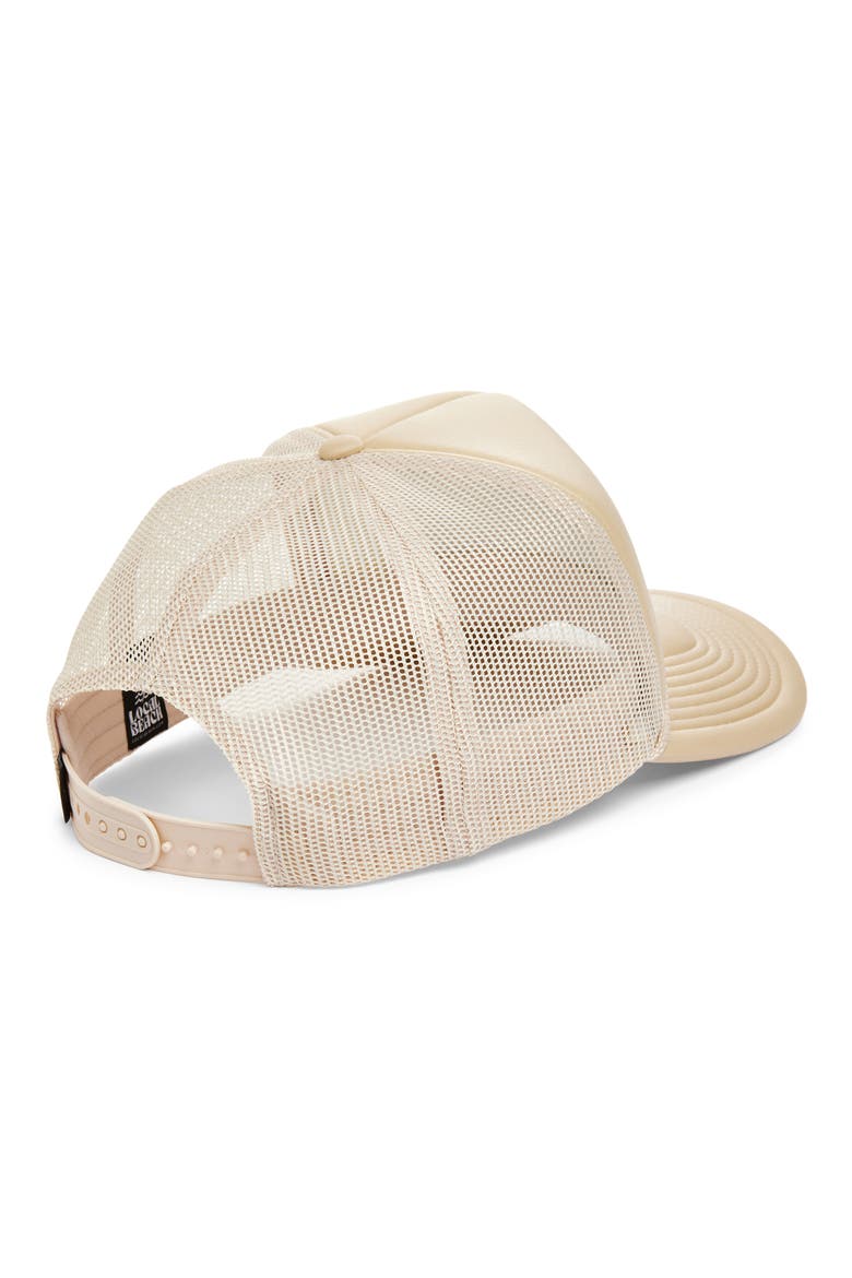 Pickleball Social Club Trucker Hat, Alternate, color, KHAKI/ BLUE