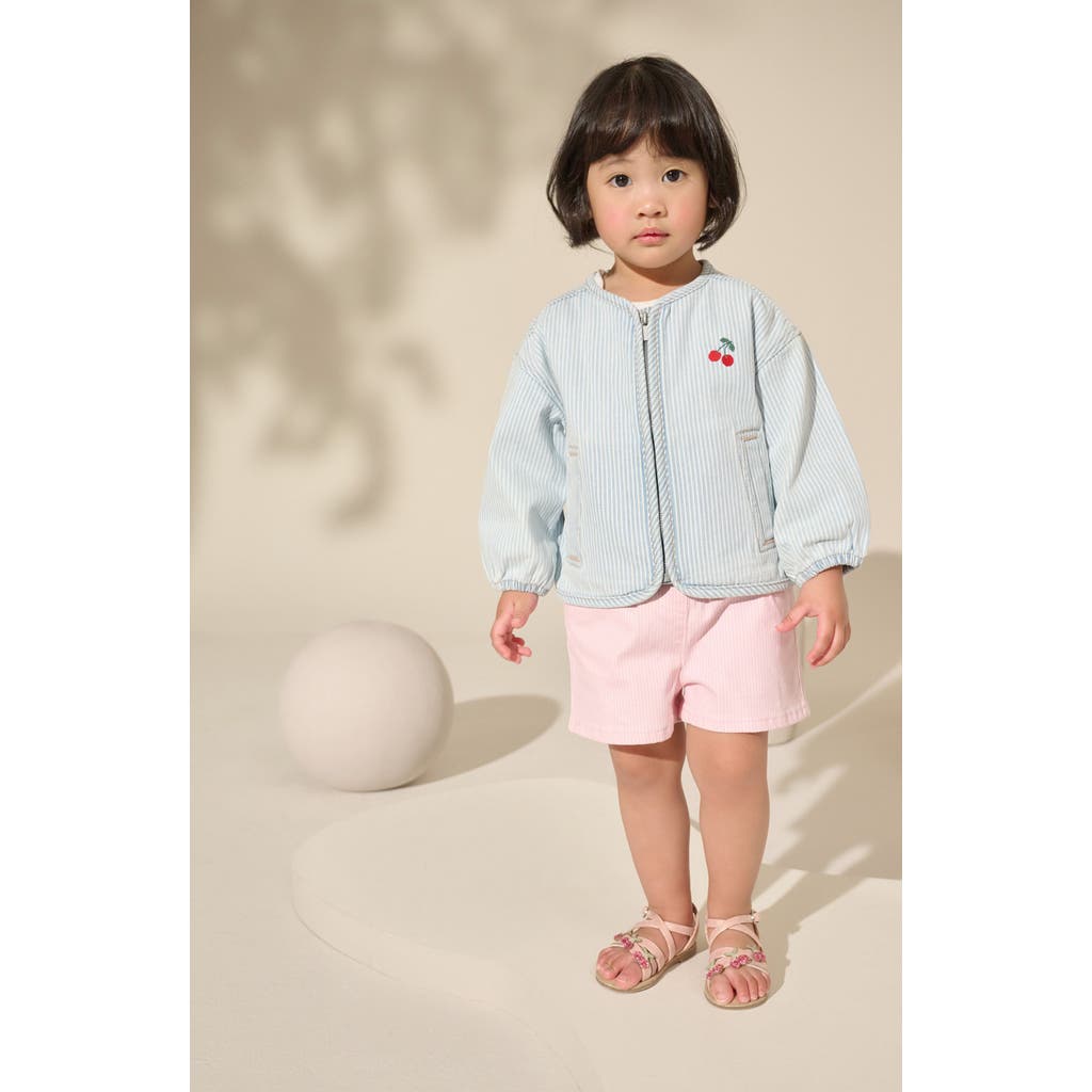 Next Kids' Ticking Stripe Jacket In Green