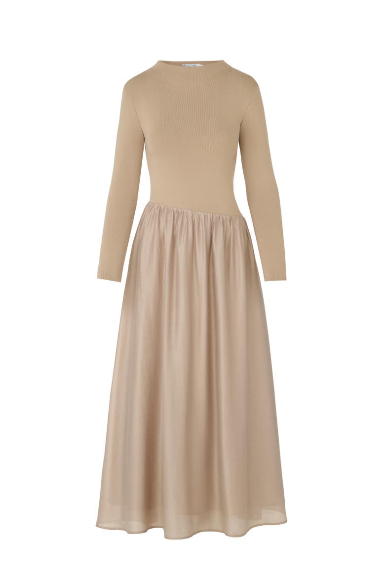 Emme Dress, Alternate, color, Beige