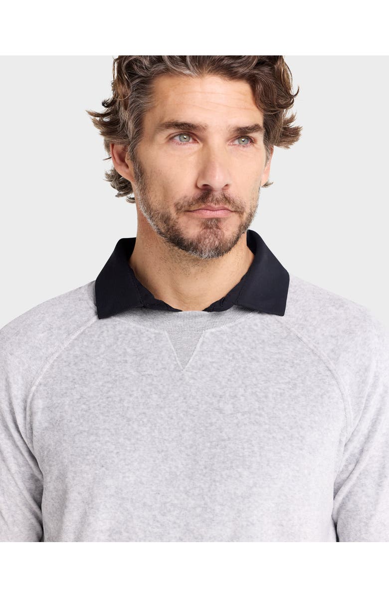 Blanco Clothing Country Club Raglan Sweater Velour, Alternate, color, Grey
