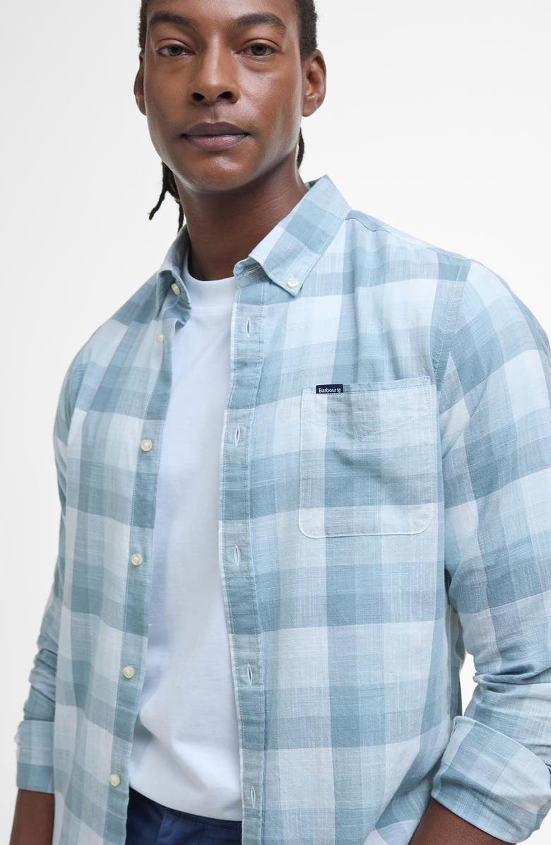 Barbour Hillroad Tailored Fit Buffalo Check Button-Down Shirt, Alternate, color, 