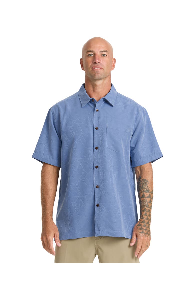 Island JungleShort Sleeve Shirt, Alternate, color, RIVIERA