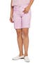 Ella Side Slit Denim Bermuda Shorts