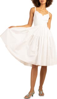 Trina Turk Bask Tiered Fit & Flare Dress