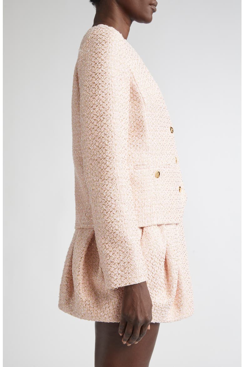 Metallic Bouclé Jacket (Nordstrom Exclusive), Alternate, color, BOUCLE