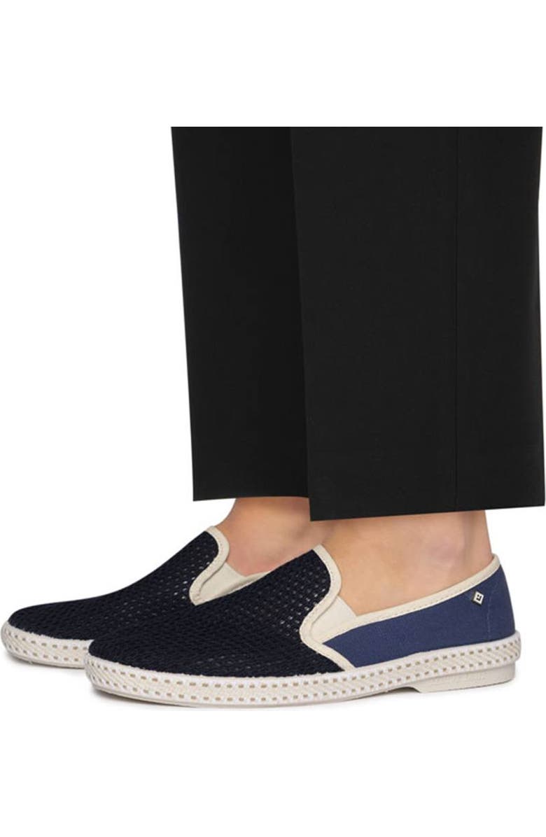 Rivieras Classic Match Cotton Cavas & Mesh, Alternate, color, Light Blue & Navy