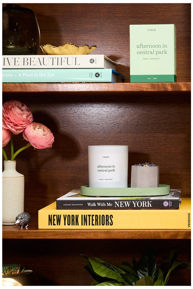 Afternoon in Central Park Candle, Alternate, color, GREEN