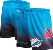 PRO STANDARD Men's Pro Standard Black/Aqua Miami Dolphins Ombre Mesh Shorts