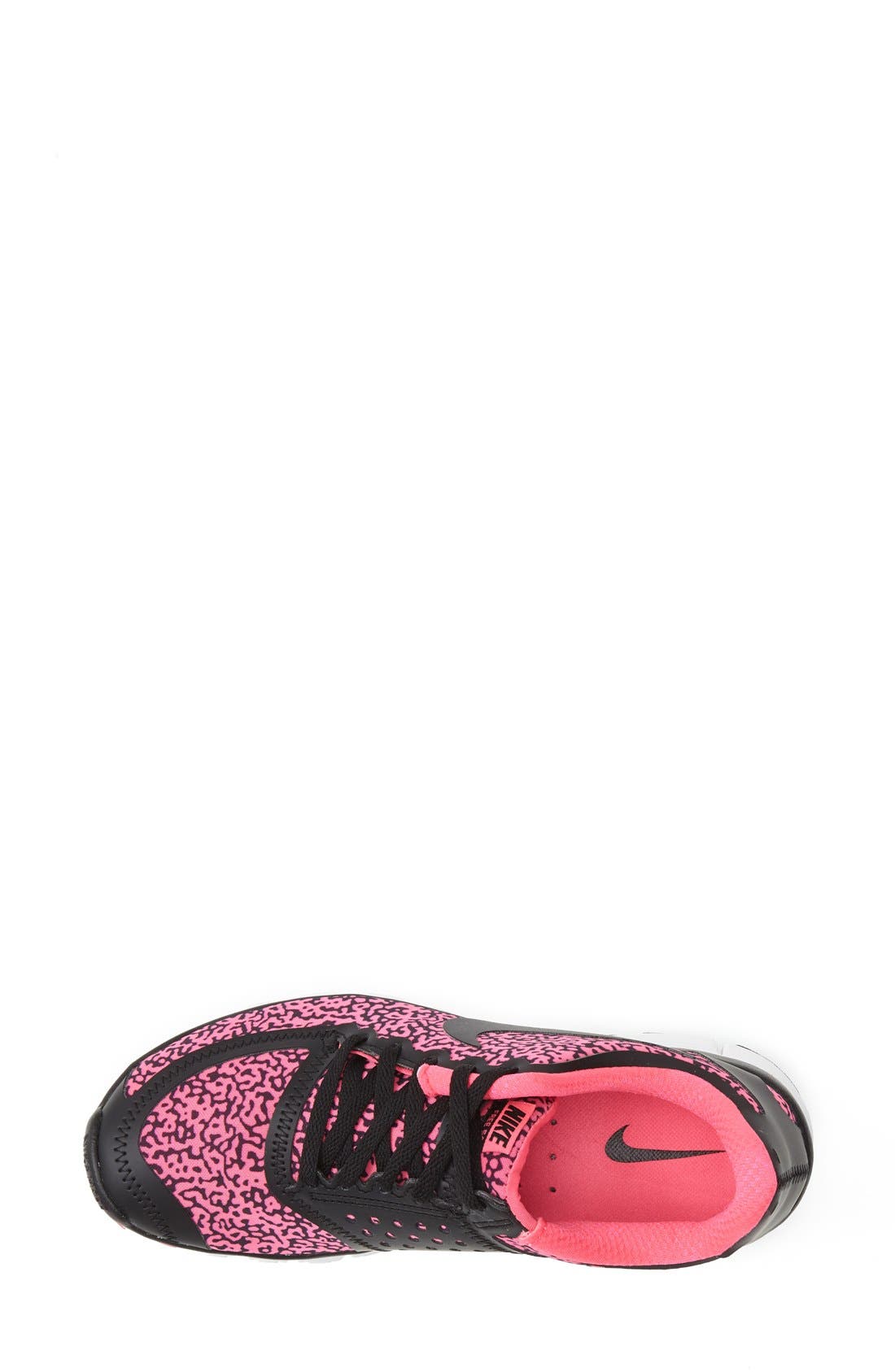 'Free 5.0 V4' Running Shoe, Alternate, color, BLACK/ BLACK/ HYPER PINK