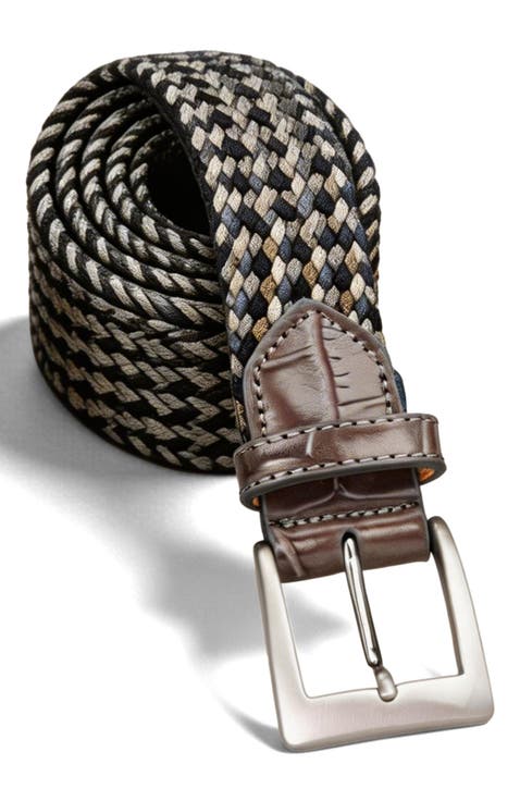 Stretch Weave with Embossed Croc Tips