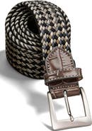 ASHWORTH GOLF Stretch Weave with Embossed Croc Tips