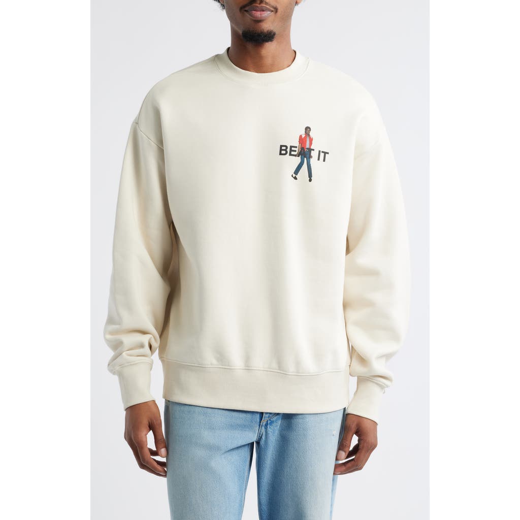 Shop Santo Studio Beat It Sweatshirt In Cream