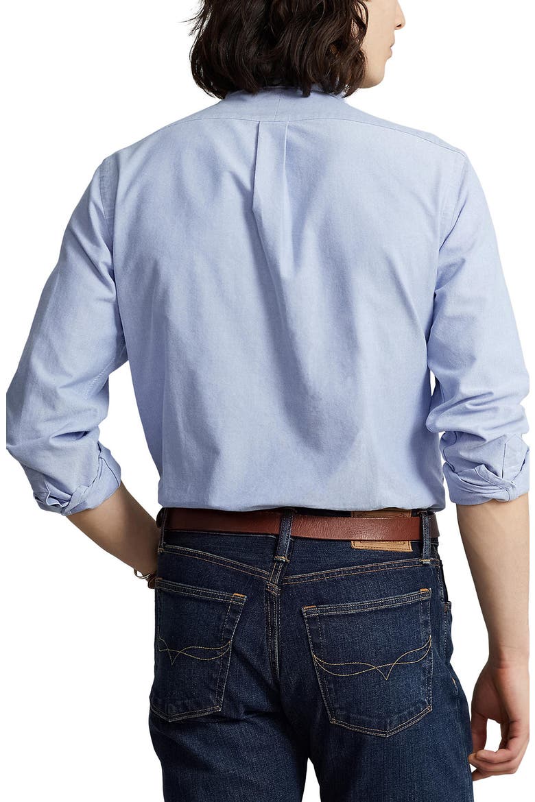 Classic Oxford Button-Down Sport Shirt, Alternate, color, BLUE
