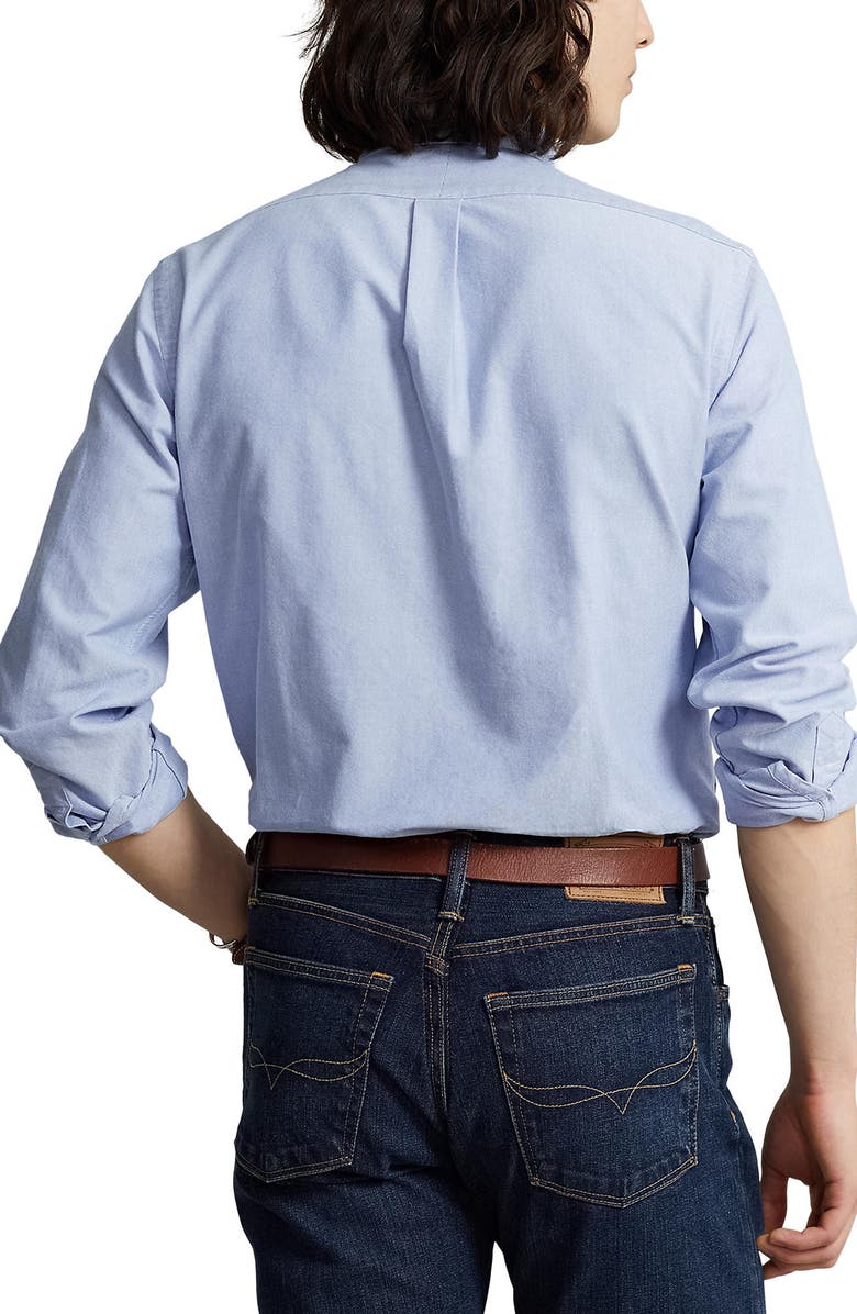 Polo Ralph Lauren Classic Oxford Button-Down Sport Shirt, Alternate, color, Blue
