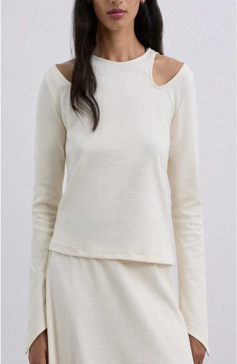 Scalpers Interlock Tee, Main, color, Ecru