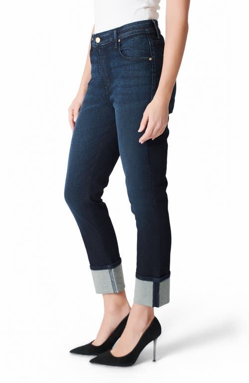 Fidelity Denim Cali Cuff Full Straight Jeans In Blue
