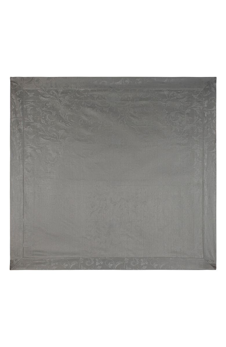 FRENCH HOME Linen 68" x 100" Renaissance Tablecloth, Main, color, Shades Of Grey