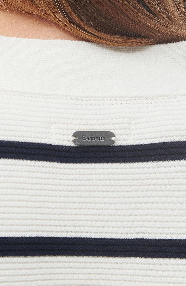 Barbour Mariner Stripe Cotton Cardigan, Alternate, color, 