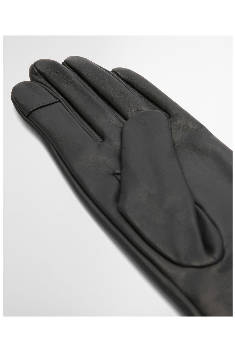 Arlene Leather Gloves, Alternate, color, BLACK/ CLASSIC