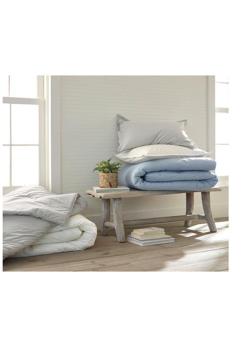 Pure 200 Thread Count Comforter Set, Alternate, color, LIGHT BLUE