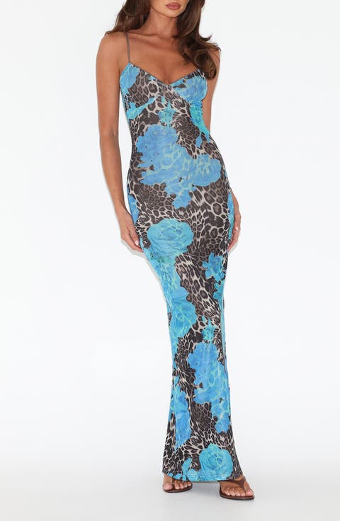 Julianna Printed Maxi Dress